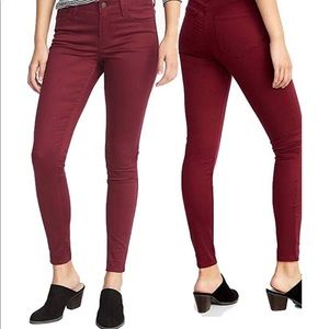 High-Waisted Pop-Color Rockstar Super Skinny Jeans